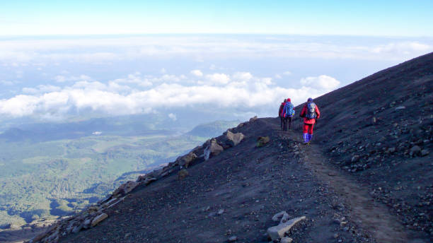 Mount Meru hiking on rainy season
